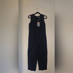 Everlane Cotton Navy Jumpsuit